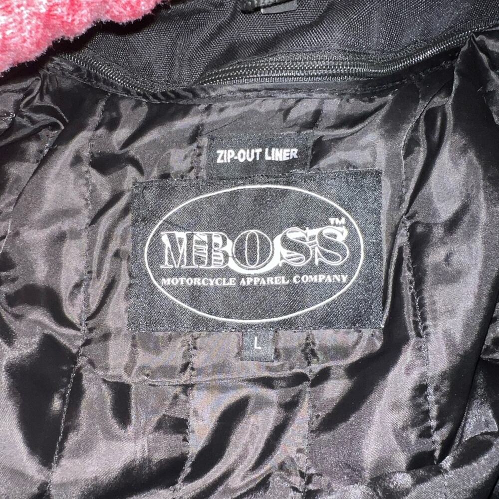 MBoss M Boss ladies Motorcycle Jacket size Large LG - Picture 4 of 5